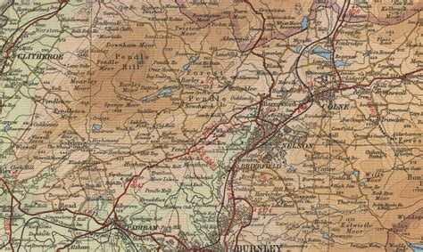 map of nelson lancashire